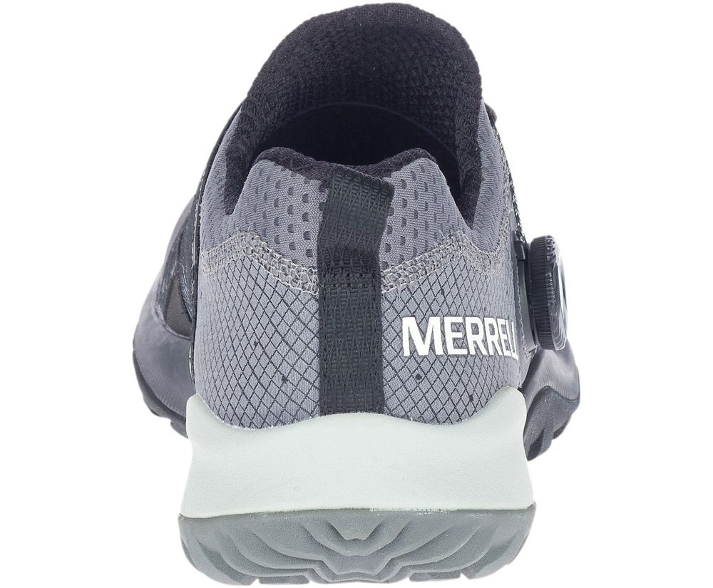 Buty Sportowe Merrell Męskie Czarne/Szare - Momentous 2 Boa - 745823-NAC